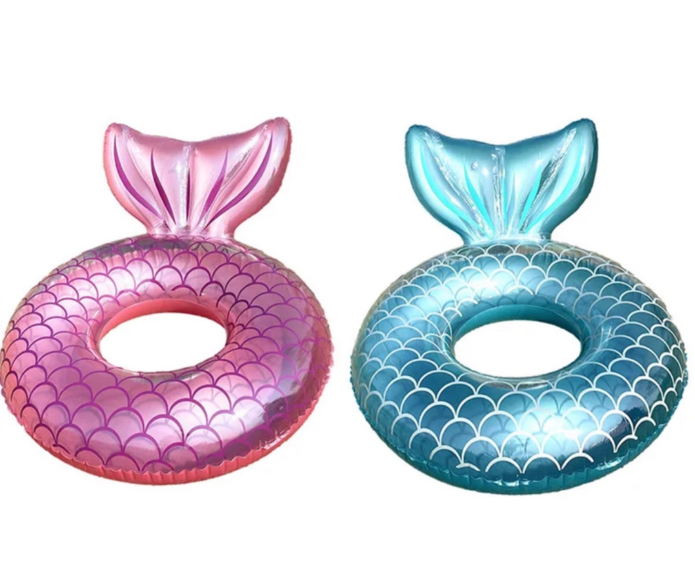 2D Inflable Piscina Cola De Sirena